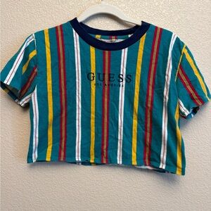Guess Originals Striped Crop Top | XS